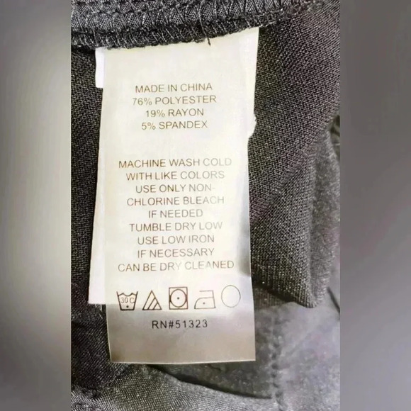 Vince Camuto stretch black pant - Picture 9 of 9